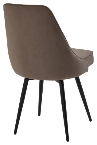 Стул БЕРТИ 360 град. поворот. B5 Капучино, велюр / черный каркас M-City 64736