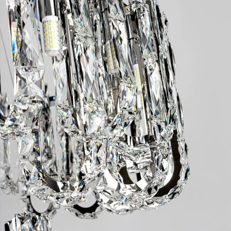 Подвесная люстра хрустальная Modelux MODELUX ML.6621.28 CR