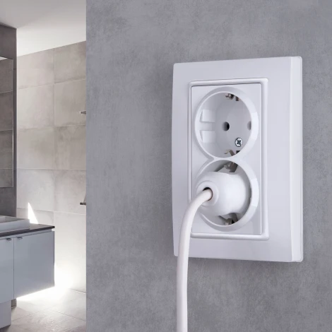 Розетка двойная с заземлением (белый) Werkel W1172001 (a051129)