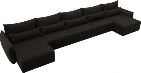 Диван п-образный Лига-051 НПБ МегаЛонг Лига Диванов (Велюр) арт.128747