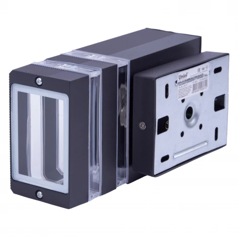 Настенный светильник уличный под лампу Е27 черный Uniel UUL-S17A 60W/E27 IP65 BLACK