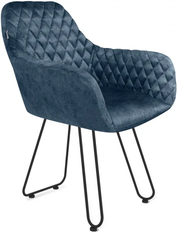 Стул SHT-ST38/S106 синий пепел/черный муар Sheffilton 6743783403