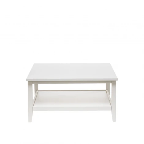 Leset Стол журнальный "Мира" (Стол журнальный 90х90) (Массив сосны/Белый) арт.2500000192838