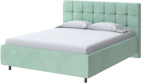 PROxSON Кровать Nety без основания (Ткань: Велюр Teddy Мятный) 160x200
