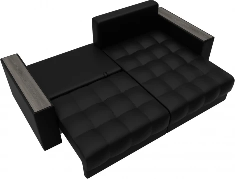 Диван угловой с декором Лига-049 НПБ Лига Диванов (Экокожа) арт.128469
