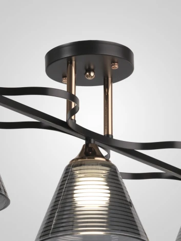 Потолочная люстра на штанге Мелодия Света SL1N SL8516-3 CF+GD 000066026