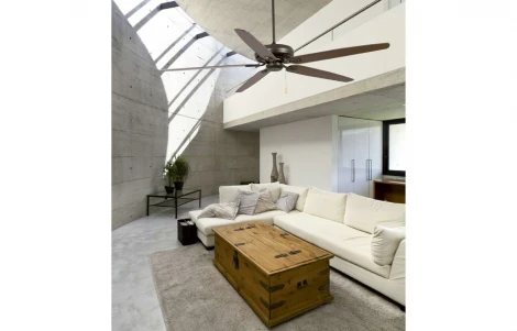 Потолочный вентилятор матовый коричневый 1780 мм IP20 Faro Nisos 33363FAR