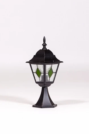 Наземный фонарь Oasis Light QUADRO M lead GLASS 79904MlgG Bl (220V, фонарь, IP44)