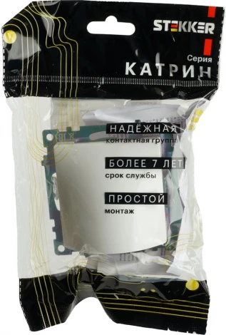 Вывод кабеля (белый) Stekker Катрин 49463