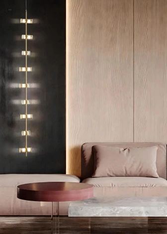 Подвесной светильник светодиодный Mizi'en Flow MZ46406S-L1500 (220V, на тросе)