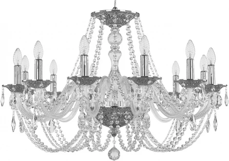 Подвесная люстра Bohemia 1601 1601/12/300 Ni