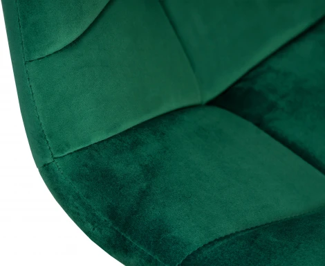 Стул барный DOBRIN TAILOR BLACK (зеленый велюр (MJ9-88)) 5017_BlackBase-LM BLACK, цвет сиденья зеленый (MJ9-88), основания черный