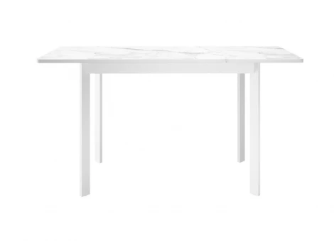 Стол DikLine LK90 Керамика Белый мрамор/подстолье белое/опоры белые 00-00074434 00-00074434