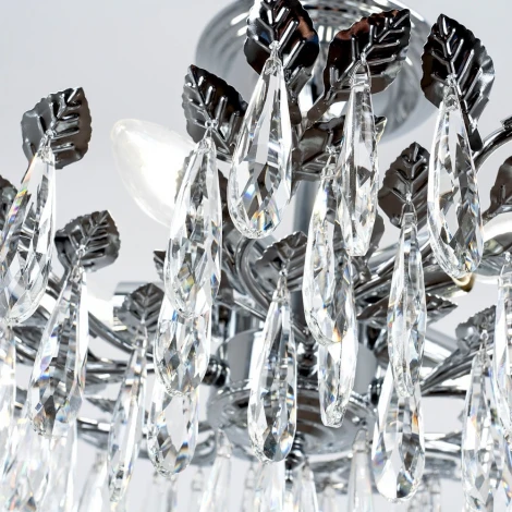 Подвесная люстра хрустальная Modelux MODELUX ML.6747.5 CR