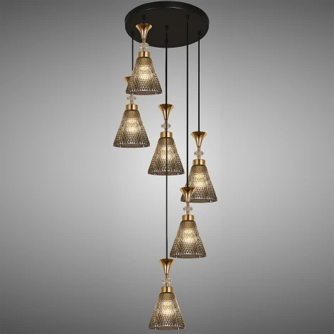 Подвесной светильник Reluce 02005-0.9-06 SMOKE (220V, на проводе)