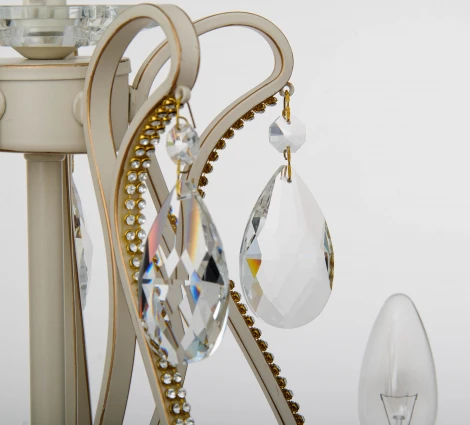 Подвесная люстра Abrasax Jasmin 2019/5 (220V, на тросе, свеча)