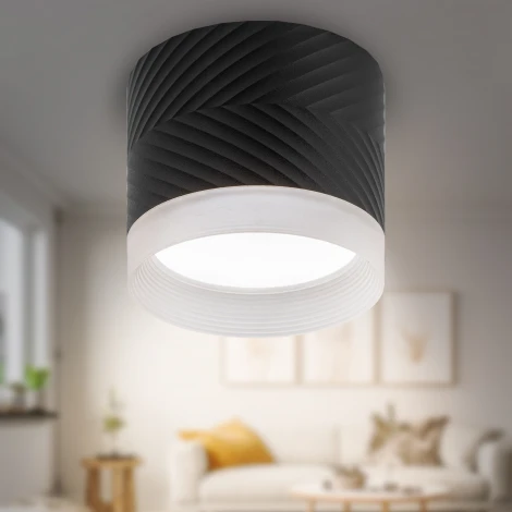 Точечный светильник ЭРА OL38 BK (220V)