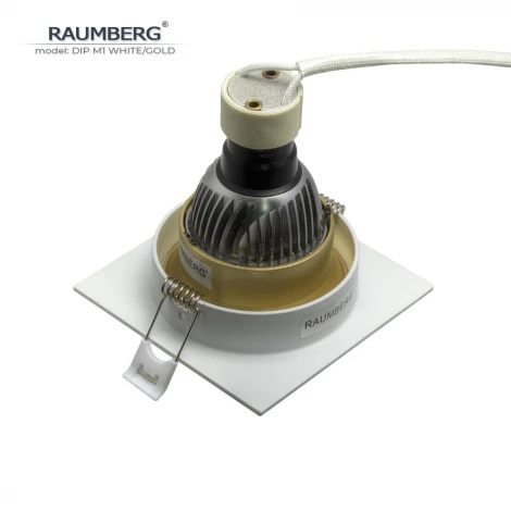 Встраиваемый светильник Raumberg DIP M1 White/Gold