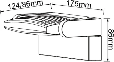 Настенный уличный светильник Mantra Hood 8896