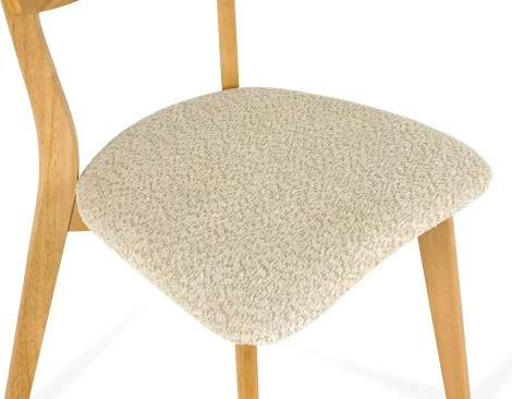 Стул Oxville ОГОГО Обстановочка! (Массив дерева,Букле/Бежевый) арт.920341