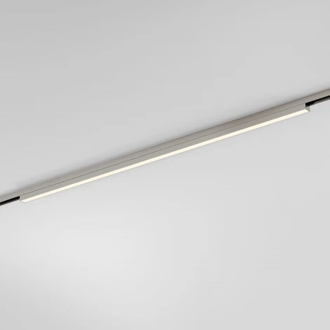 Трековый светильник магнитный светодиодный 24W 48V 3000K (никель) Elektrostandard Line Magnetic 85527/01