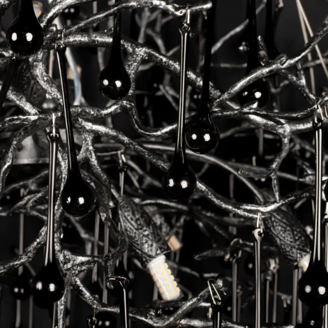 Подвесная люстра Loft It Bijout 10067/1250 BK (220V, на тросе, ветки)