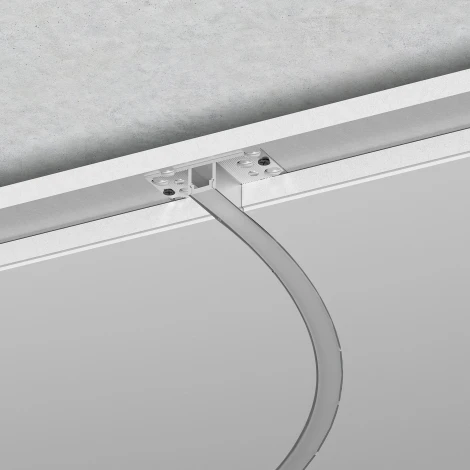 Встраиваемый гибкий алюминиевый профиль Elektrostandard LL-2-ALP024 под ГКЛ 9,5мм (под ленту до 9,5mm)