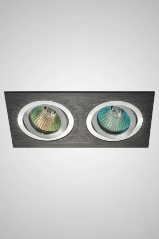 Встраиваемый точечный светильник AM Group AM12 AM125 BK-CH (220V)