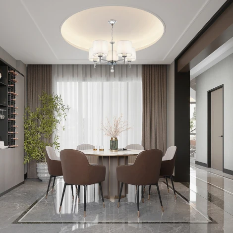 Подвесная люстра Arte Milano Amalfi-2756 332756/5 CR (220V, подвески, на цепи)