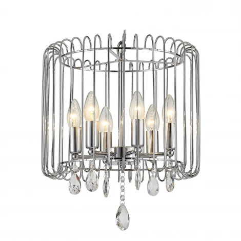 Подвесная люстра Citilux Джина CL462161 (220V, на цепи, подсвечник, свеча)