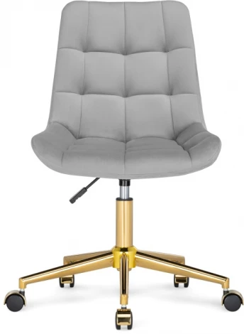 Компьютерное кресло Notta Честер светло-серый (california 900)/ золото 533182