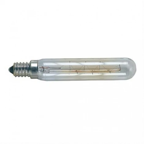 Ретро лампочка накаливания Эдисона цилиндрическая прозрачная E14 25W 220V желтое свечение MarkSlojd Rorlampa 471021