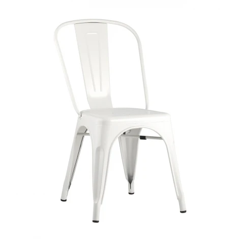 Стул Tolix  обеденный белый глянец