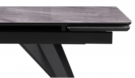 Кухонный стол Notta Дарвин (Металл,Стекло/Черный) арт.612178