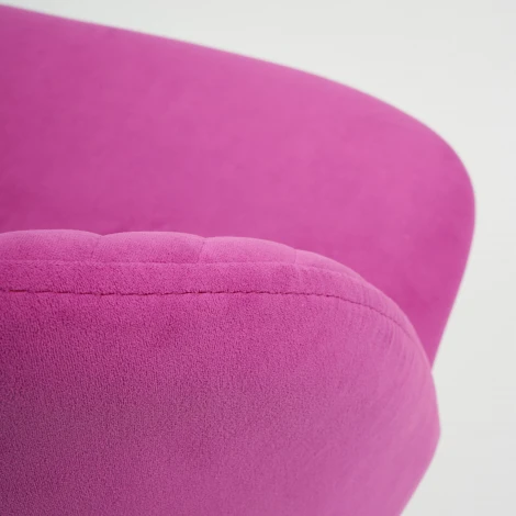 Кресло MELODY молочный (флок)