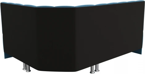 Диван кухонный угловой Кантри правый угол (Голубой/Рогожка) Лига Диванов арт.123220