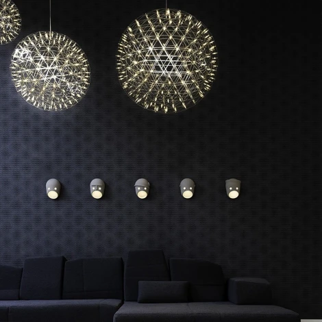 Подвесной светильник L'Arte Luce Raimond L46201.98 (LED, 220V, на тросе, шар, клетка)