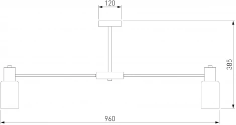 Потолочная люстра на штанге Eurosvet Vegga 70160/12