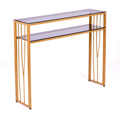 Консольный стол AllConsoles 1122-CG grey золотой