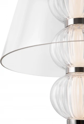 Настольная лампа Amulet MOD555TL-L9CH4K (LED, 220V, выключатель, шарики)