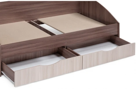 Подростковая кровать Woodville Классика шимо темный / шимо светлый 497527