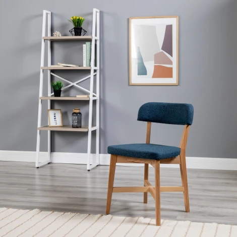 Стул Frank Pro БлюАрт/Натуральный бук R-Home арт.400010986h