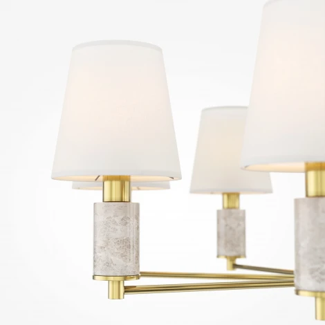 Потолочная люстра на штанге Maytoni Lira MOD483PL-08BS