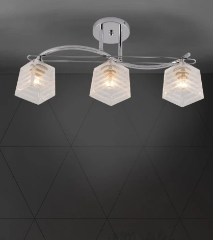 Потолочная люстра на штанге Seven Fires Ladzhos SF3378/3C-CR-WT