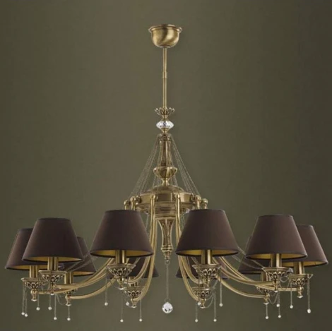 Потолочная большая люстра Kutek Portofino POR-ZW-10(P/A) (220V)