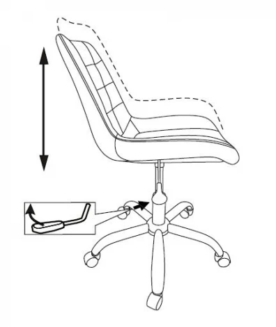 Кресло Бюрократ CH-350SL светло-бежевый текстиль/эко.кожа крестовина металл хром