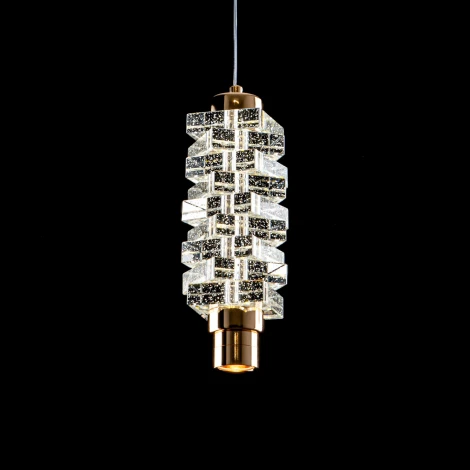 Подвесной светильник светодиодный хрустальный Modelux ML.9050.100 GD