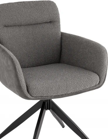 Стул обеденный Stool Group Waldo серый с серой экокожей УТ000037121