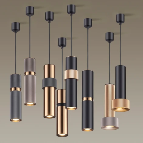 Подвесной светильник Odeon Light Afra 4741/5L (220V, на проводе, круглые)