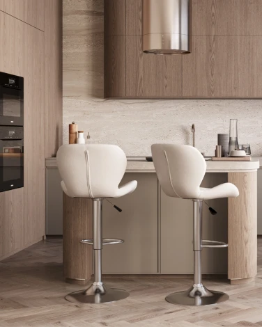 Стул барный Бон белый NP 2 шт Stool Group арт.УТ000039888